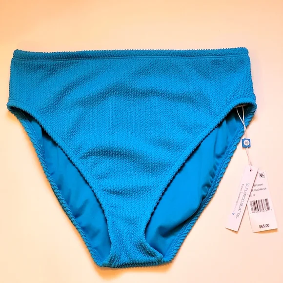 Bleu by Rod Beattie Women's Blue High Waisted Bikini Bottoms Sizes 12, 14 - Picture 7 of 12